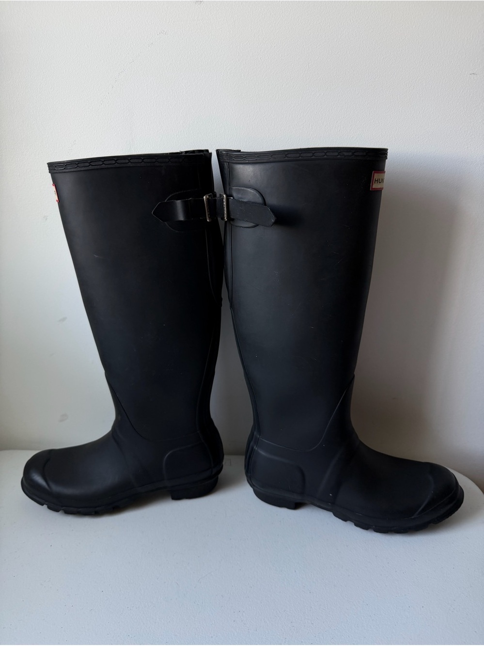 Hunter Matte Black Tall Rain Boots Size US 8 / UK 6 - Picture 8 of 16